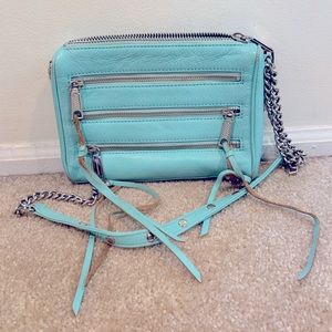 Rebecca minkoff Used mint mini 5 zip crossbody